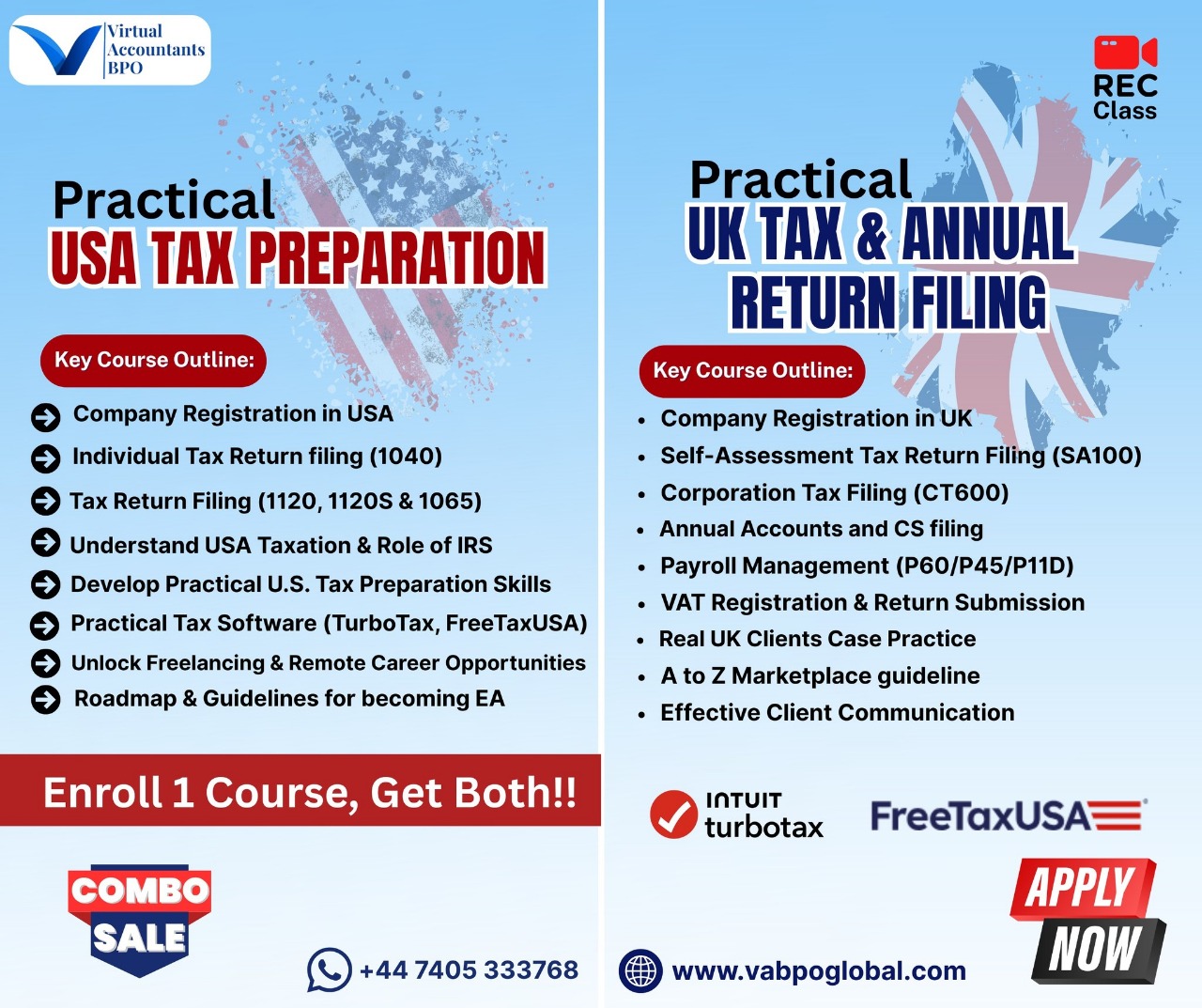 Master BOTH USA & UK Tax Filing — 2 Powerful Skills in 1 Course